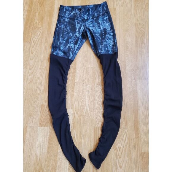 Alo Yoga Goddess Ribbed Legging size Small in Black Python - Picture 3 of 12